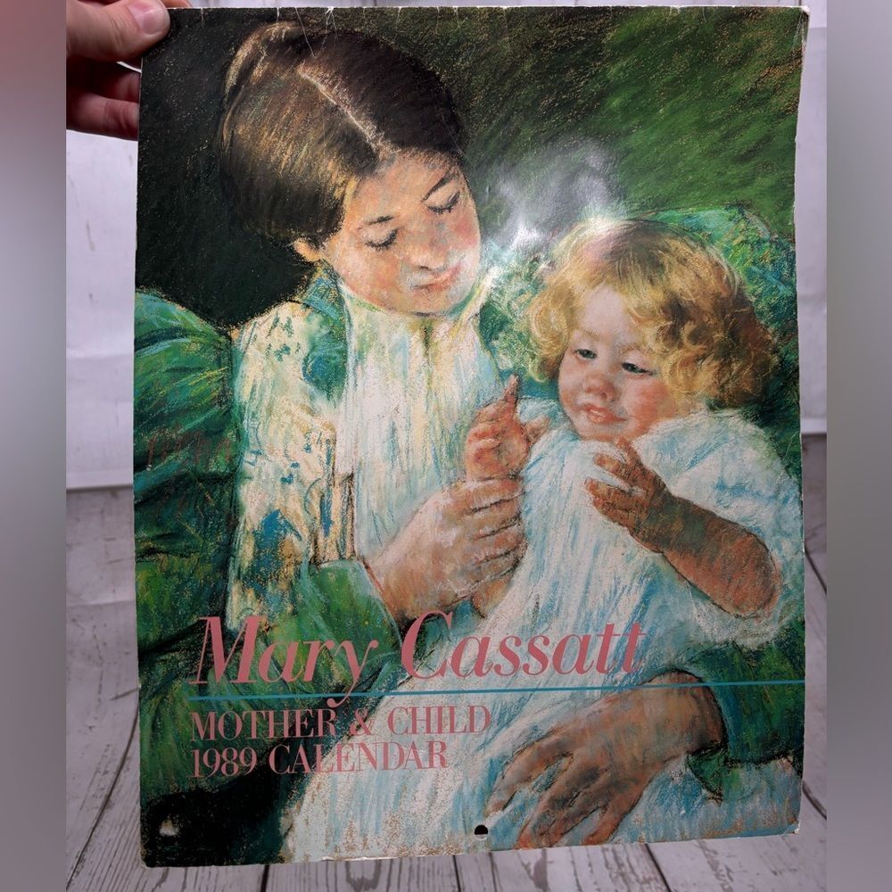 Mary Cassatt Mother & Child 1989 Calendar 12 Art Illustrations